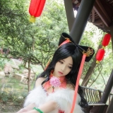 cos正片——王者荣耀貂蝉同人旗袍