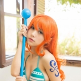 海贼王福利图-cosplay 夏美酱 cos海贼王人物 娜美-绝美cos女神