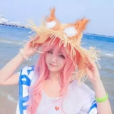 cosplay玉藻前泳装，小狐狸给你带来整个夏天的清凉