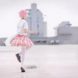 「喵系少女cos」一起学猫叫 跟着学妹喵喵喵