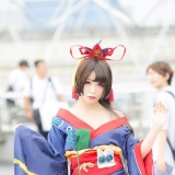 美文：蓝色城市——丰满性感cos美女个性主流二次元诱惑写真