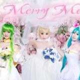 粉红色猴子天堂花嫁娘 COS
