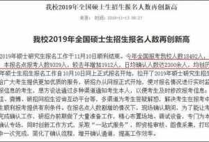 2019考研全国各省市报考人数最新汇总！