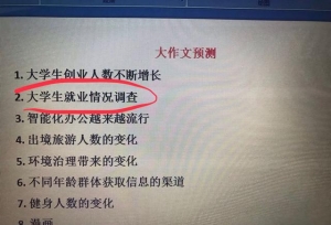 2020年考生关注！2019考研英语二大作文有人