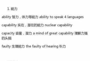 考研英语80个考研英语近义词，让你一次背个