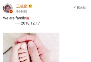 王祖蓝，李亚男爱情结晶诞生，网友帮起名叫