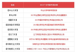 考研仅剩五天，快了解下广东考研考场公告吧
