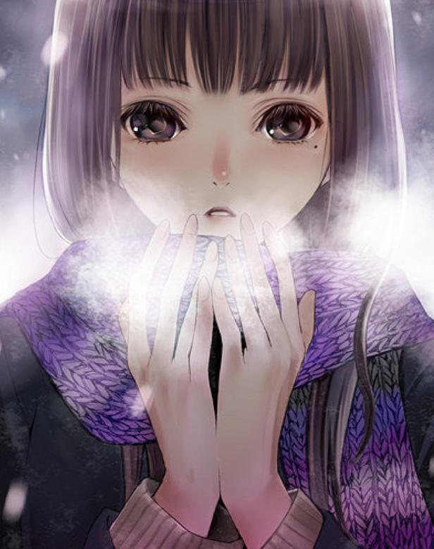 二次元卡通美图：校园风少女，喜欢多姿多彩的校园生活！