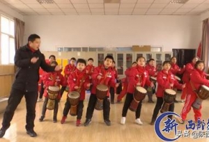 临渭区南塘小学手鼓社团：魅力手鼓 敲打出