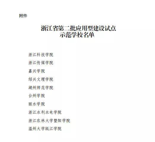 浙江水利水电学院：入选浙江省高校第二批应用型建设试点示范学校