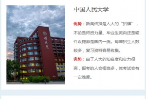 12所新闻学考研名校优劣分析