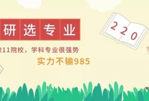 这些非211院校，专业很强，A+类高校，实力