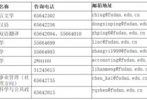 复旦大学：关于2020年“第二专业”招生工作
