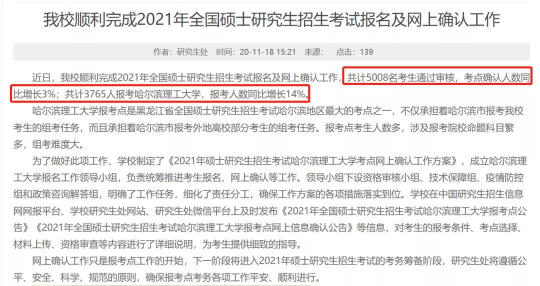 21考研报考人数更新！一院校增长超3000人