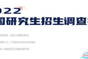 22考研457万人：当代考研人的背景与现状