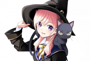 漫画新作「黑猫与魔女的教室」公开宣传视觉图