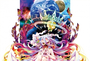 轻小说「NO GAME NO LIFE 游戏人生」十周年纪念主视觉图公布