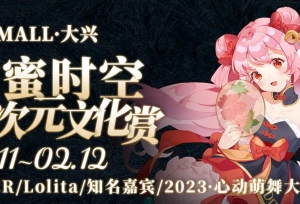 二月北京 | 【甜蜜时空 二次元文化赏】 凯德MALL大兴，不见不散！