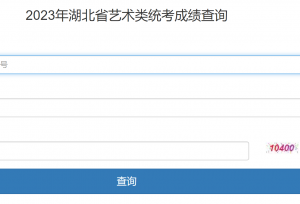 湖北2023年艺术类统考成绩公布！附往年分数线及投档线